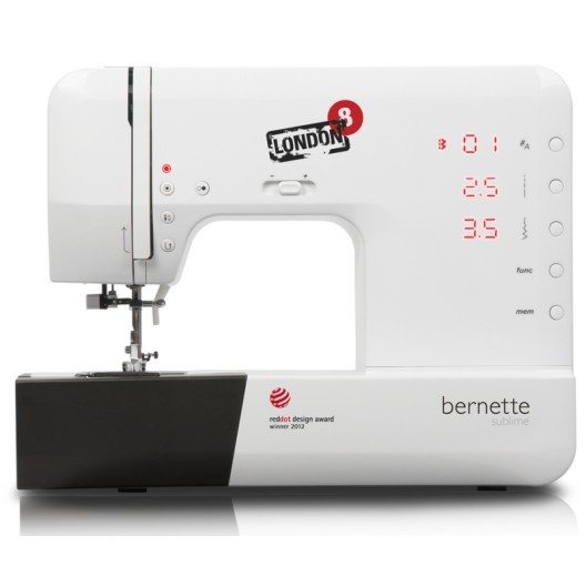 Die Nähmaschine bernette London 8 von Bernina ist das kreative Flaggschiff der bernette-Reihe. (Bild: berninazug.ch)